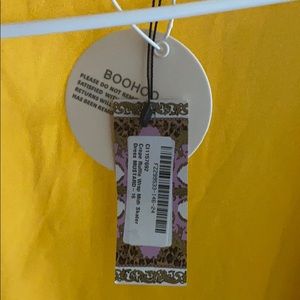 crepe ruffle wrap midi skater dress